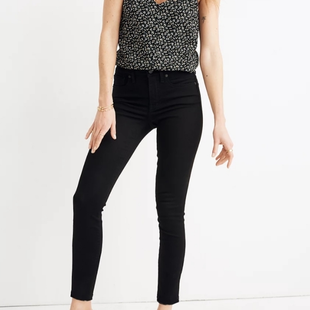 Madewell | 9" High-Rise Skinny Crop Raw Hem Jean